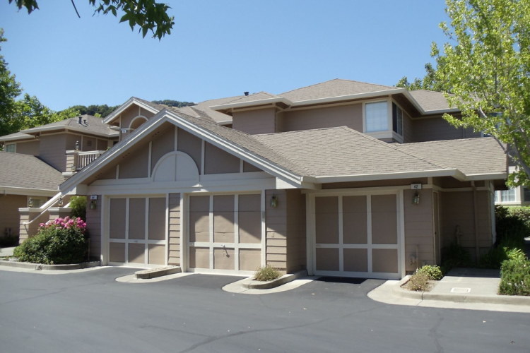 Larkspur home with a newly repaired roof