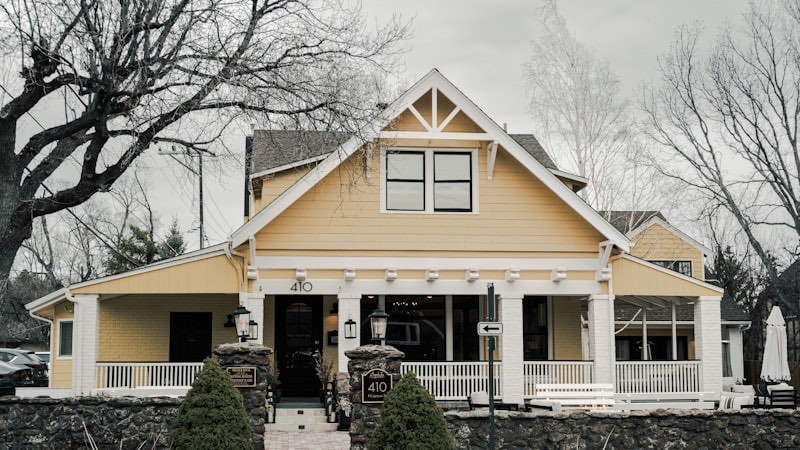 Craftsman-style home exterior