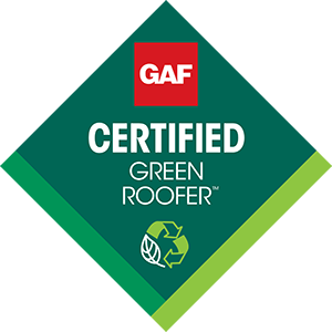 GAF Certified Green Roofer Logo