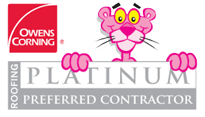 Owens Corning Platinum Preferred Contractor logo